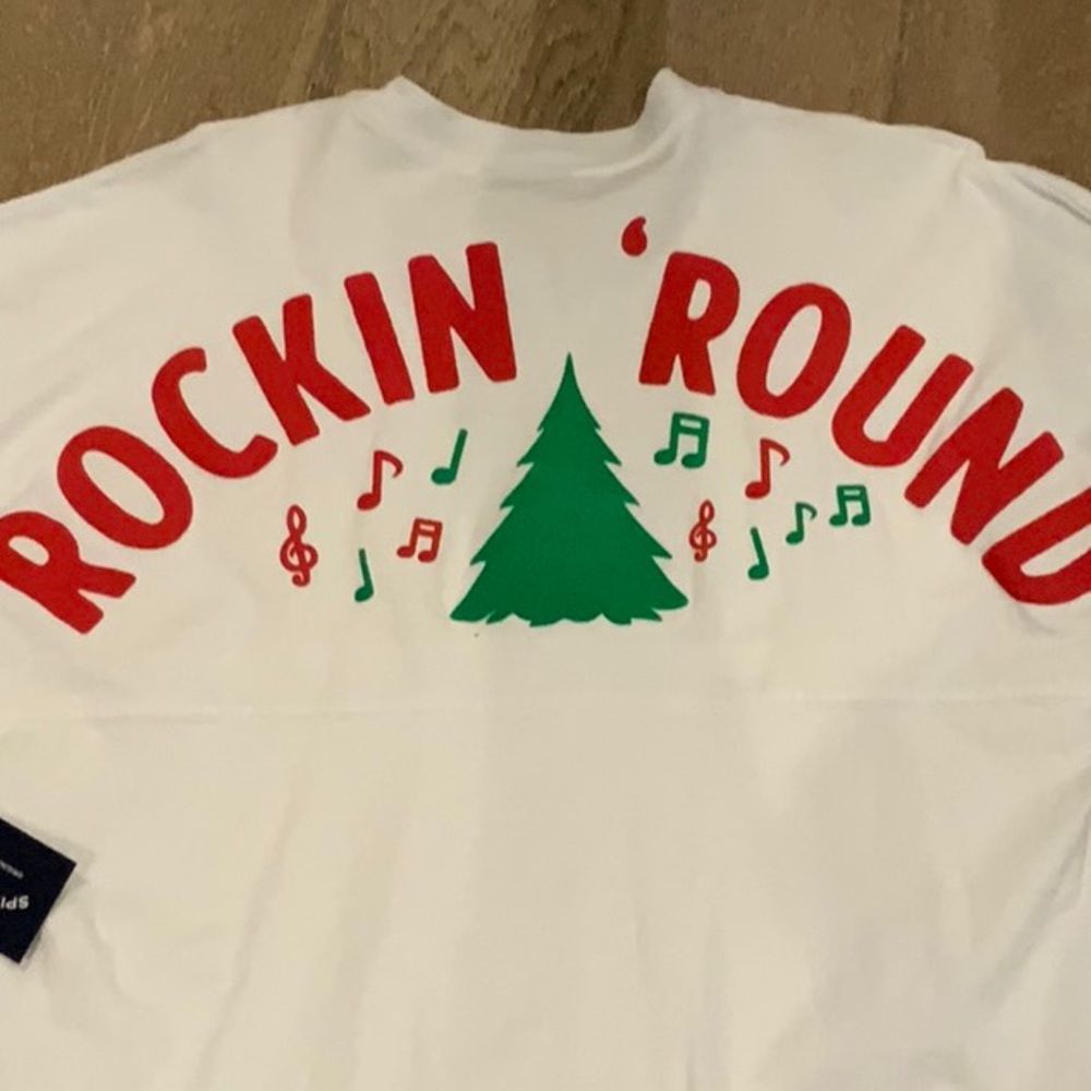 NWT SPIRIT JERSEYS ROCKIN ROUND MERRY CHRISTMAS - Picture 2 of 4